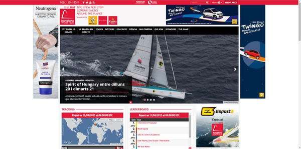 Web eZ publish Barcelona World Race